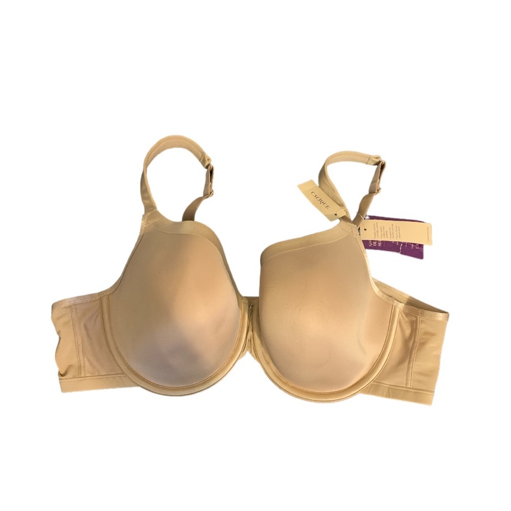 Cacique Bra NEW French Full Coverage Beige Taupe 44C Lightly Lined Underwear